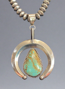 FL14 Naja #8 Nevada Turquoise Tuffa Cast Necklace