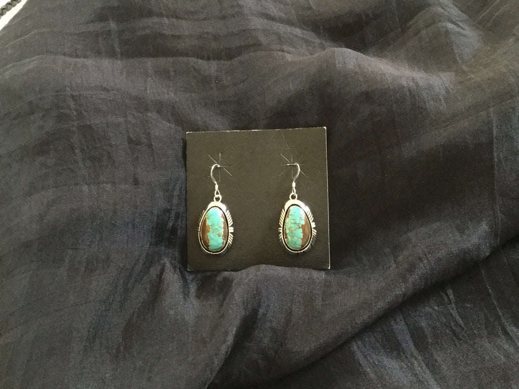 AG54 - Turquoise earrings - Cerrillos Station | Fine Art Gallery, Native American Jewelry & Shop