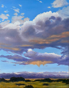 Nancy Clark Painting, 'Softness Of The Sangres', Oil On Canvas, 16” x 20”