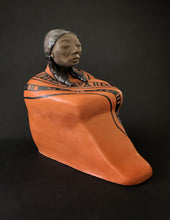 Indian Woman I, By Puck Hogenboom - Ceramic Sculptures - Cerrillos Station | Fine Art Gallery, Native American Jewelry & Shop