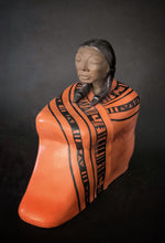 Indian Woman I, By Puck Hogenboom - Ceramic Sculptures - Cerrillos Station | Fine Art Gallery, Native American Jewelry & Shop
