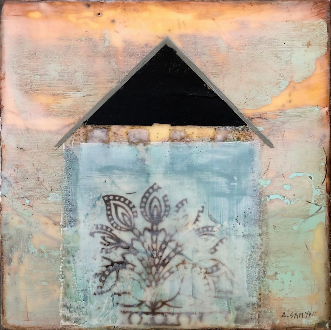 'Green House' by Dominique Samyn - Art - Cerrillos Station | Fine Art Gallery, Native American Jewelry & Shop