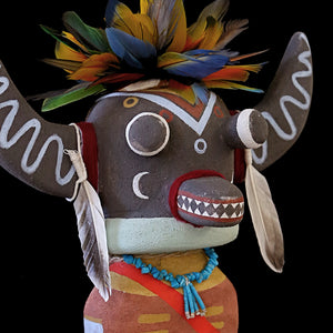 Ahote Corn Dancer Kachina ART-BAR-PK3 - Poleyestewa Kachina - Cerrillos Station | Fine Art Gallery, Native American Jewelry & Shop