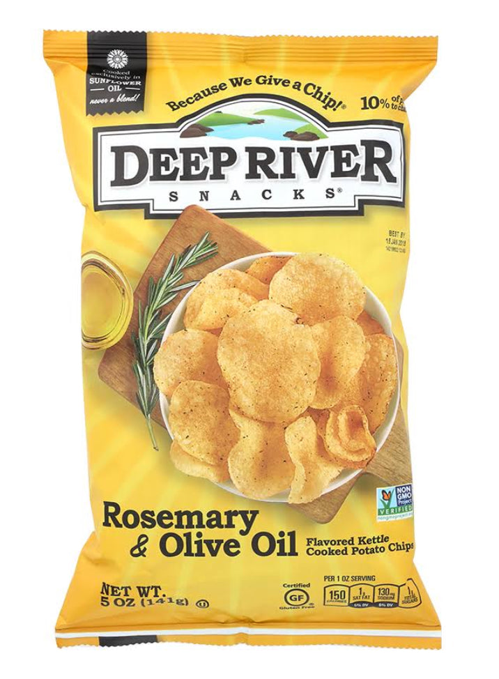 Deep River Chips Rosemary/olive oil 5 oz
